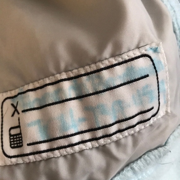 Columbia Girls Youth 18/20 Blue Snowflake Fleece Jacket - Picture 6 of 6